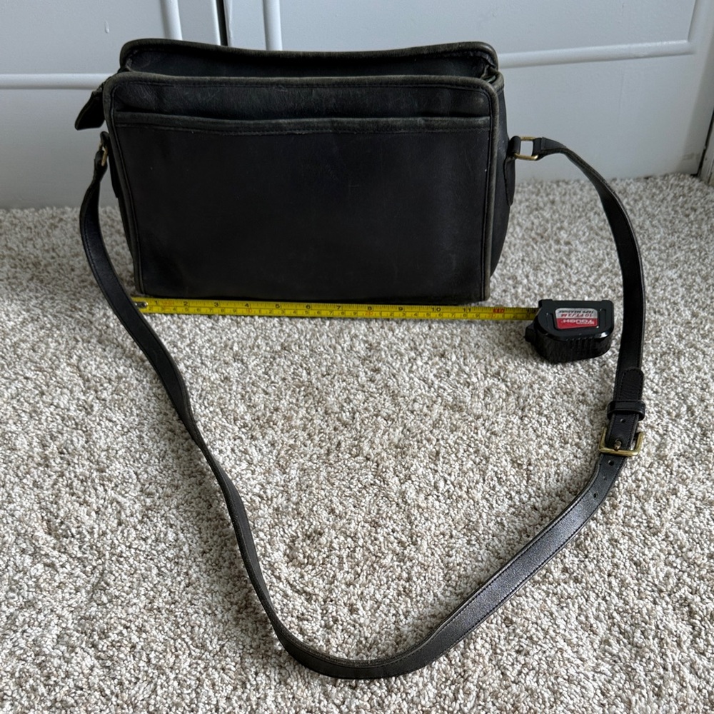 Classic Black Leather Men's Bag